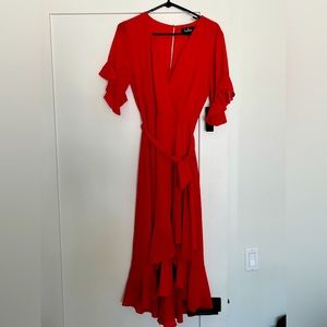 Lulus high-low Wrap Dress